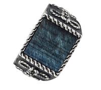 caï Caï Herren-Herrenring 925er Silber Tigerauge 64 32005019 Herren