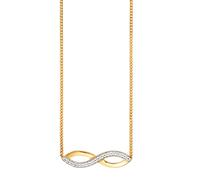 caï Collier 925/- Sterling Silber Topas 0,096ct. 42+3cm Damen