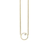 caï Collier 925/- Sterling Silber Zirkonia 39+5cm Damen
