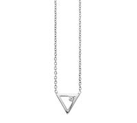 CAÏ Collier »925/- Sterling Silber rhodinert Zirkonia Dreieck«, weiß