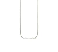 Cai Collier 925/- Sterling Silber Zirkonia Weiß 39+3Cm Rhodiniert