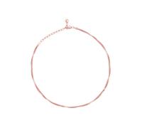 cai Collier Choker 925/- Sterling Silber Venezianer Kette rosé vergoldet zweireihig Einheitsgröße