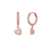 cai Creolen 925/- Sterling Silber Zirkonia 3cm Glänzend