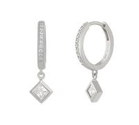 caï Creole 925/- Sterling Silber Zirkonia weiß Damen