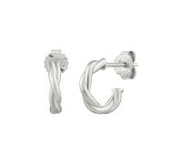 Cai Creolen 925/- Sterling Silber Ohne Stein 1,2Cm Glänzend