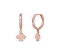 cai Creolen 925/- Sterling Silber Zirkonia 3cm Glänzend