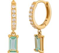 Cai Creole 925/- Sterling Silber Zirkonia Blau 2,0Cm Glänzend