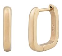 Creole 925 Sterling Silber gelb vergoldet quadratisch 41185117798494