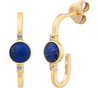 Paar Ohrstecker CAÏ Ohrringe Gr. ONE-SIZE, Silber 925 (Sterlingsilber), gelb (gelb, blau) Damen Ohrstecker (27416253-0)