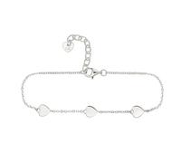 Armband CAÏ, weiß, Armbänder, Damen, 16+3cm, Silber 925 (Sterlingsilber), glänzend, Armband (66364838-0) weiß