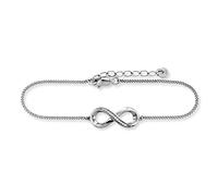 cai Damen Armband 925/- Sterling Silber 17+3cm glänzend Topas weiß 0,052ct 360260170