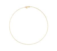 cai Damen Collier 925 Silber vergoldet Omega-Reif 925/- Sterling Silber 40cm Glänzend gelb 500250728V-40