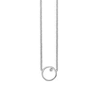 cai Damen Collier 925/- Sterling Silber 39+5cm rhodiniert Zirkonia weiß 273250113-44