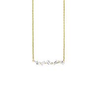 cai Damen Collier 925/- Sterling Silber 42+3cm vergoldet Topas gelb 0,983ct 132250621-45