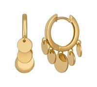 cai Damen Creolen 925/- Sterling Silber 2,5cm vergoldet gelb 274210050-1