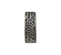 Cai Single Creole 925/- Sterling Silber 1,3Cm Matt