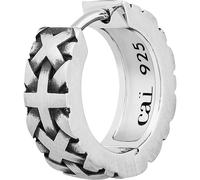 caï Einzelner Ohrschmuck 925er Silber One Size Herren