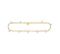 cai Fußkette 925/- Sterling Silber 25cm gelb Amazonit 274200008-25