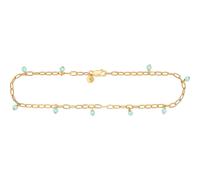 cai Fußkette 925/- Sterling Silber 25cm gelb Amazonit 274200008-25