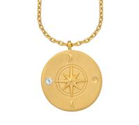 Halskette 925/- Sterling Silber 50+5cm Glänzend CAI gelb 001 (Artikelnummer: 5B606/30X001)