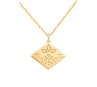 cai Halskette 925 Sterling Silber Topas Tattoo Motiv Raute Einheitsgröße