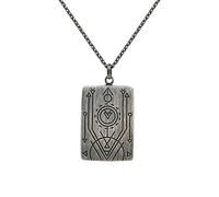 Kette mit Anhänger CAÏ Halsketten Gr. 60cm, Silber 925 (Sterlingsilber), Länge: 60 cm Breite: 17.0 mm, silberfarben (silbergrau) Herren Ketten mit Anhänger (57278201-0)