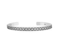 cai Herren Armreif 925/- Sterling Silber 6,5cm Mattiert Silbergrau 132260319