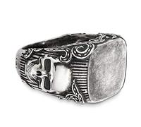 cai Herren Ring 925/- Sterling Silber Mattiert ohne Stein Silbergrau 132270734