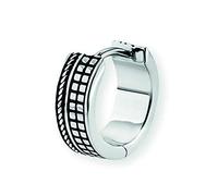 cai Herren Single-Ohrring 925/- Sterling Silber 1,25cm Glänzend ohne Stein Silbergrau 132210510