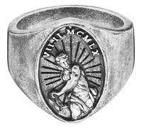 caї Ring 925/- Sterling Silber, silber Silbergrau