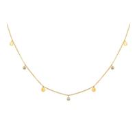 CAÏ Collier »925/- Sterling Silber vergoldet Anhänger Plättchen«, Collier