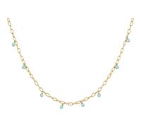 Cai Collier 925/- Sterling Silber Amazonit 43Cm Glänzend