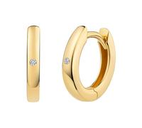 caï - Klappcreolen 925/- Sterling Silber Zirkonia weiß Creolen 1 ct Damen (44.89 € / 1 ct)