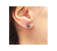 cai Damen Ohrstecker 925/- Sterling Silber 0,7cm Glänzend Zirkonia weiß 135210078