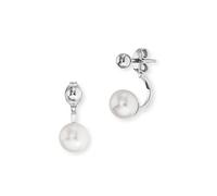 caï Ohrstecker 925/- Sterling Silber Süßwasserzuchtperle weiß Damen