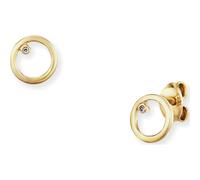 caï Ohrstecker 925er Silber gold Damen