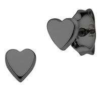 Caï Ohrstecker aus 925 Silber Schwarz