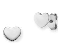 Ohrstecker 925/- Sterling Silber ohne Stein 0,55cm rhodiniert CAI weiß 001 (Artikelnummer: 3S724/50X001)