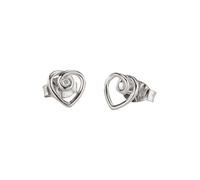 Cai Ohrstecker aus 925er Sterlingsilber, rhodiniert, Zirkonia - Silber Einheitsgröße