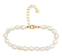 Caï Armband 274260064V-19 – 925 Sterling Silber vergoldet, Perlen, gelb, 15+4 cm, Damen, glänzend