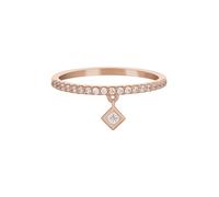cai Ring 925 Sterling Silber rosé vergoldet Anhänger Raute Zirkonia L 1/2