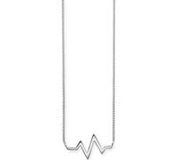 Collier 925/- Sterling Silber rhodiniert Herzschlag 41184299024478