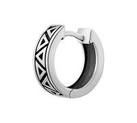 Cai Single Creole 925/- Sterling Silber 1,3Cm Matt