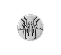 caï Single Ohrstecker Silber 925 rhodiniert Spinne 925/- Sterling ohne Stein weiß Herren