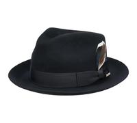 Caldren Fedora Haarfilzhut by Stetson dunkelblau L (58-59 cm)