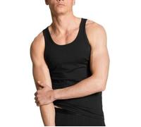 Calida 2P Natural Benefit Athletic Shirt Schwarz Baumwolle Large Herren