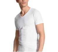 Calida 2P Natural Benefit V-shirt Weiß Baumwolle XX-Large Herren