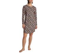 CALIDA African Dreams Langarm-Nachthemd Damen, Länge 100cm, aus 100% Supima Baumwolle