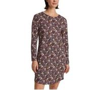 CALIDA African Dreams Langarm-Nachthemd Damen, Länge 100cm, aus 100% Supima Baumwolle
