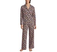 CALIDA African Dreams Pyjama, durchgeknöpft Damen, aus 100% PIMA Baumwolle, atmungsaktiv, pflegeleicht